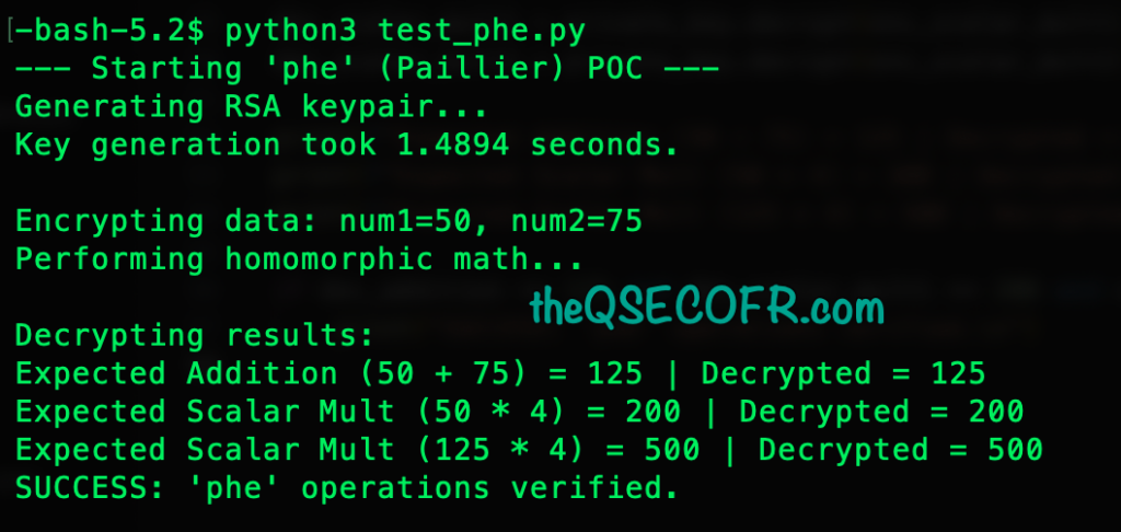 Homomorphic Encryption on IBM i