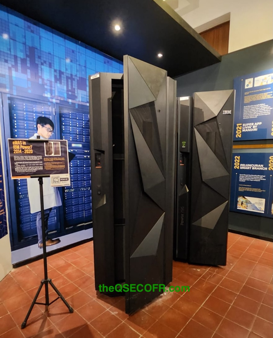 Have you ever seen IBM enterprise servers displayed in a museum?